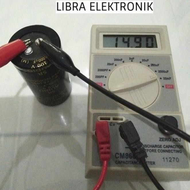 Pengukur Kapasitor Cm8601A+ Digital Capacitance Meter Capacitor Meter