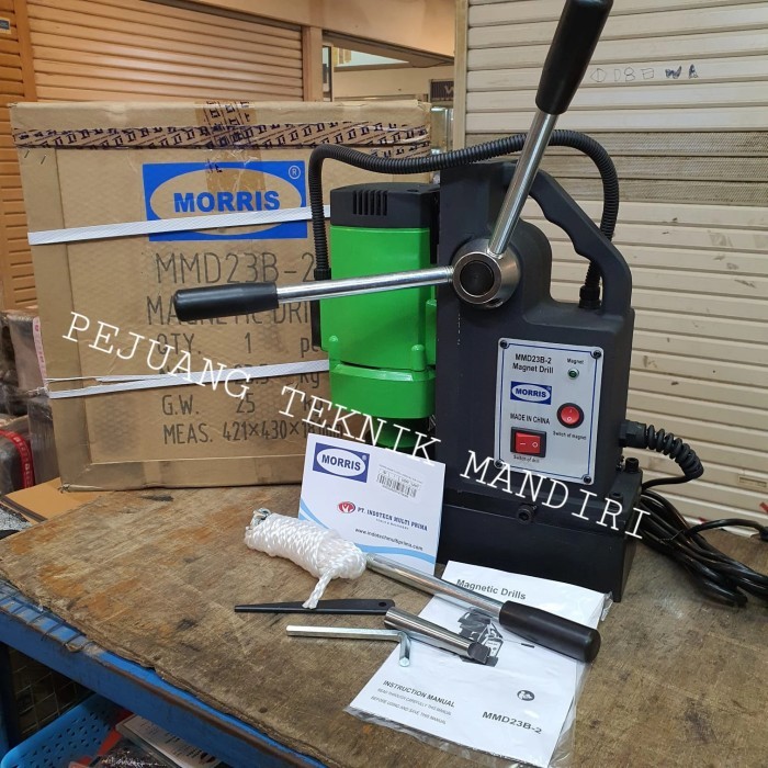 %%%%] MESIN BOR MAGNET 23MM MORRIS MMD23B-2 / BOR MAGNET MORRIS 23 MM