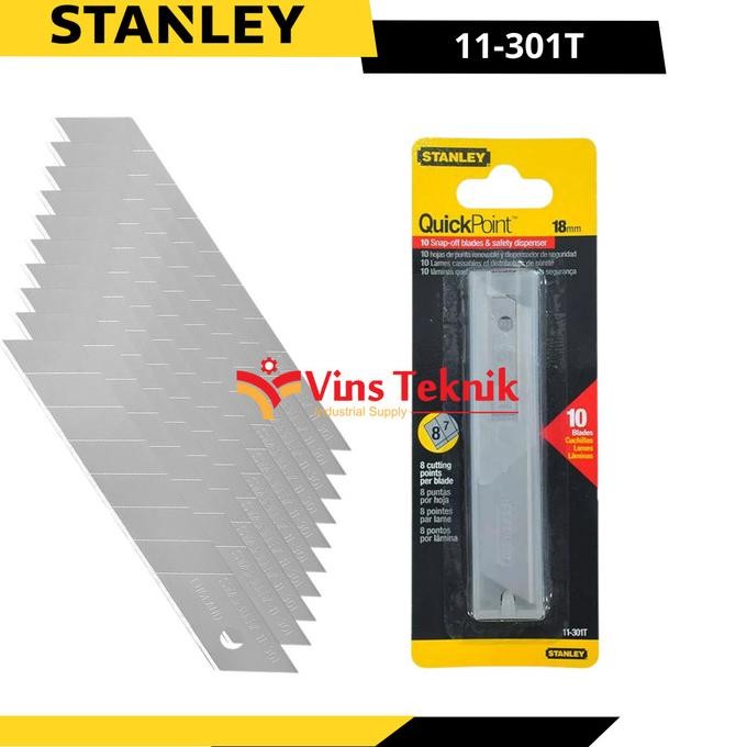 

Berkualitas Isi Cutter Refill Knife Blade Pisau Cutter 18mm Stanley 11-301T