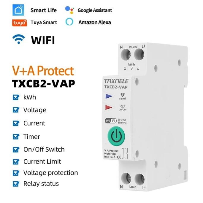 Terlaris Smart Power/kWh Meter Watt Meter Digital WiFi SALE