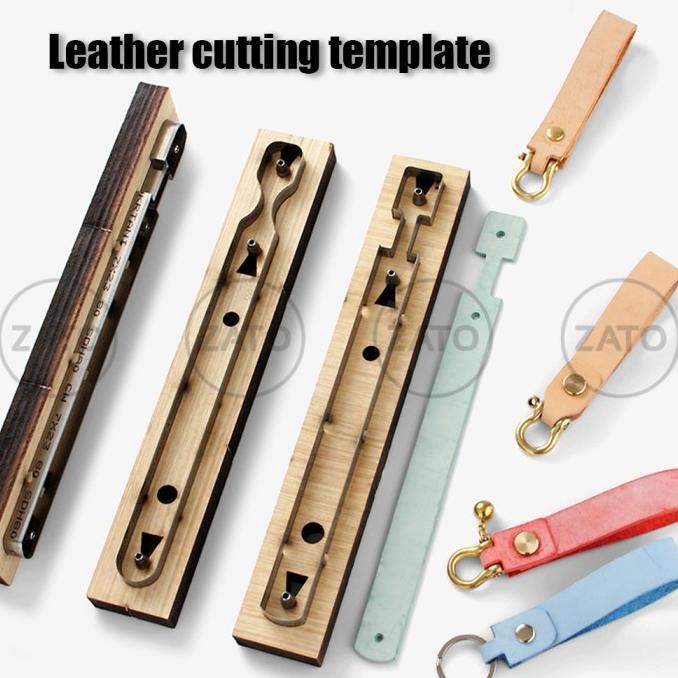 

Berkualitas TYPE D - Leather cutting template - pisau pons - leather tools