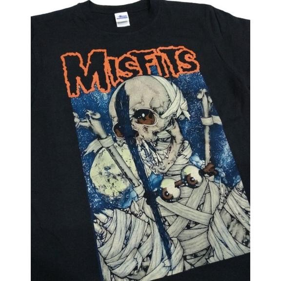Termurah Kaos Misfits Pushead Vampire Premium T-Shirt Misfits Kaos Band Punk Metal Rock Ramones Doom