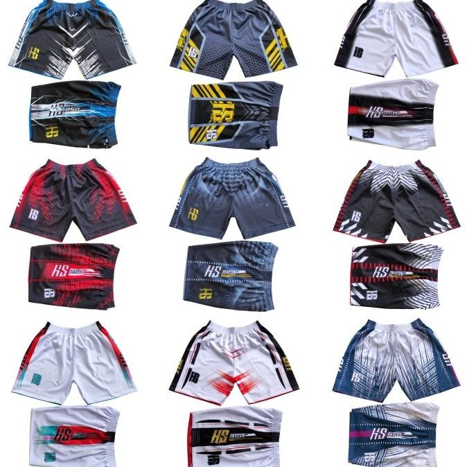 CELANA VOLI MIZUNO FULL PRINTING DEPAN BELAKANG KOLOR OLAHRAGA