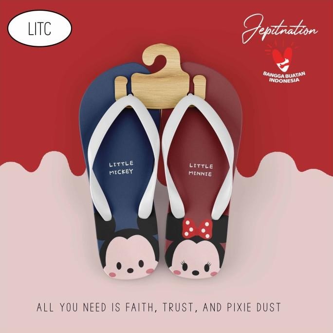 [SANDAL JEPIT] MICKEY LITC ANAK CEWEK COWOK WANITA PRIA LAKI