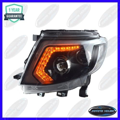 HEAD LAMP FORD RANGER T6 2011-2015 LIGHT BAR LED BLACK EE