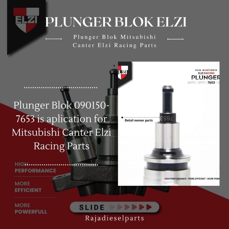 Plunger Blok Mitsubishi Canter Plunger blok 090150-7653 Elzi Racing Parts KL4u