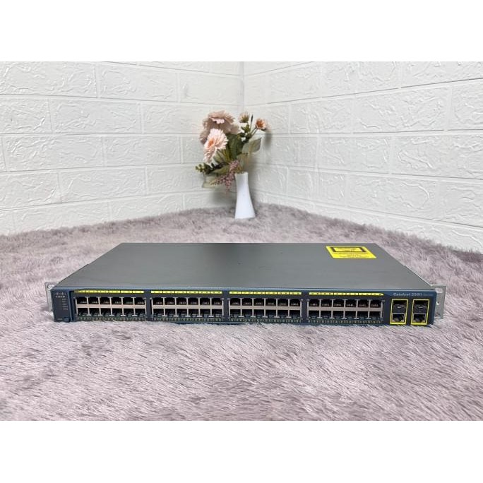 Switch Cisco 2960 Catalyst WS-C2960-48TC-L 48 Port Managed