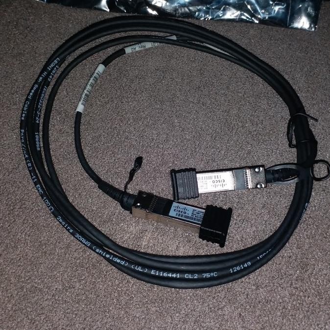 Cisco SFP-H10GB-CU3M 10G SFP DAC Direct Attach Copper Twinax Cable