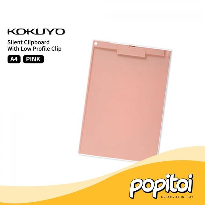 

TERLARIS - Kokuyo Silent Clipboard A4 Portrait Clip Papan Tulis Jalan Dada Ujian