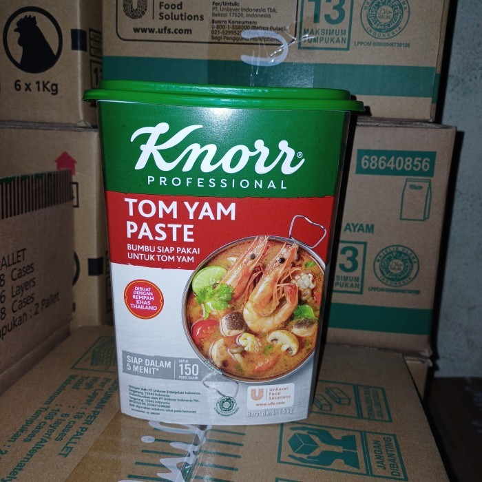 

Termurah Knorr Tom Yam Paste 1.5 Kg Ready