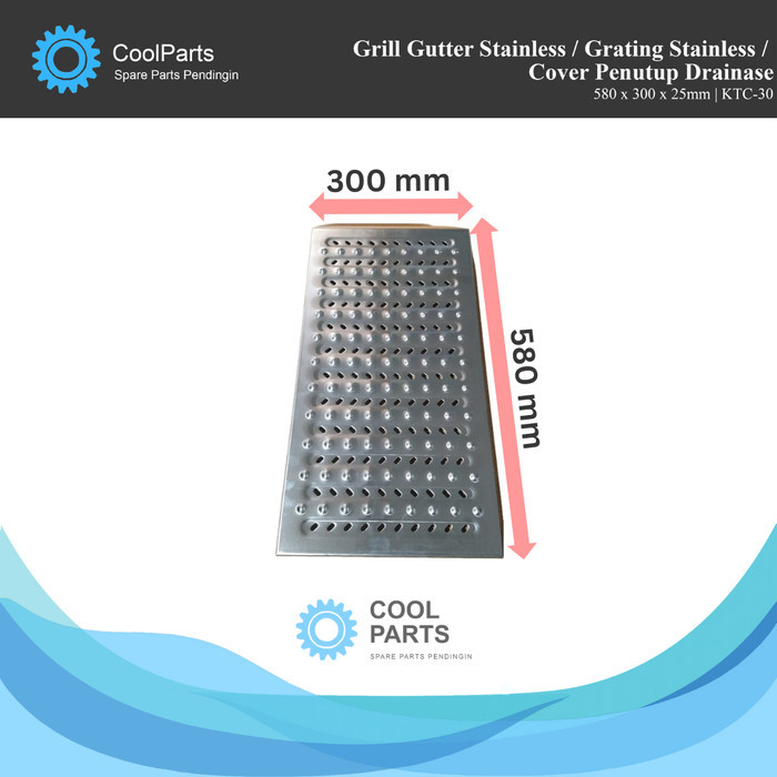 Grill Gutter Stainless/ Grating Stainless / Cover Penutup Drainase
