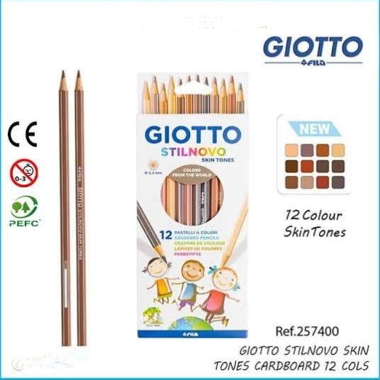 

GIOTTO STILNOVO SKIN TONES COLOR PENCIL SET PENSIL WARNA COKLAT KULIT