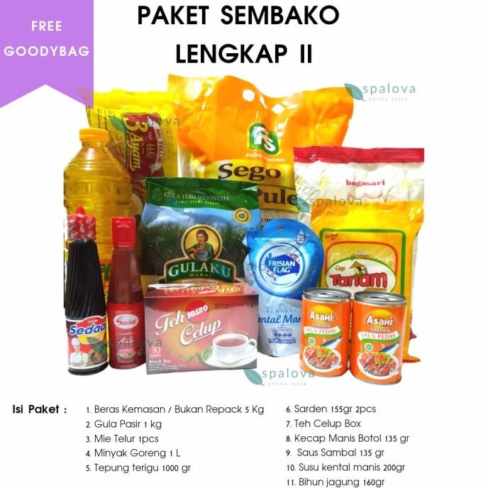 

TERJAMIN PAKET SEMBAKO LENGKAP II BERAS 5KG KODE 972