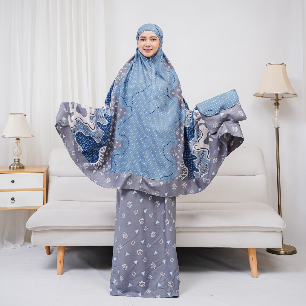 Mukena Wanita Muqena Prmpuan Tebal Tanggung Motif Polos Mukenah Seserahan Rokoh Cewe Model Ruqu Trav