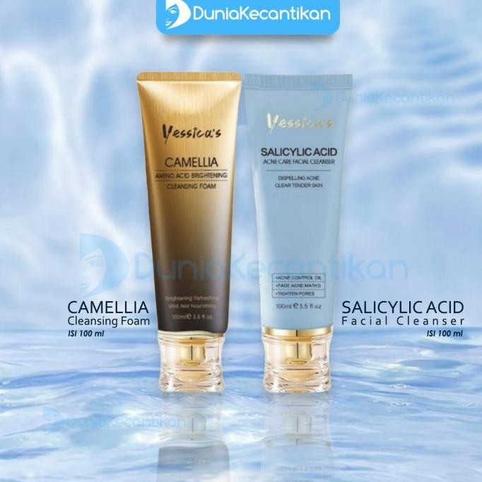 

TERSEDIA YESSICA'S FACE WASH CLEANSER SALICYLIC ACID ACNE CAMELLIA BRIGHTENING CLEANSING FOAM SABUN WAJAH