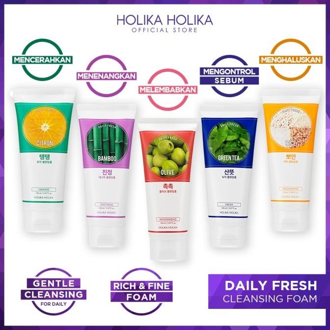 

TERSEDIA HOLIKA HOLIKA DAILY FRESH CITRON CLEANSING FOAM - 20018031