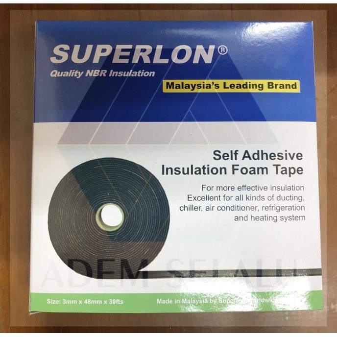 

TERSEDIA SUPERLON SELF ADHESIVE INSULATION FOAM TAPE