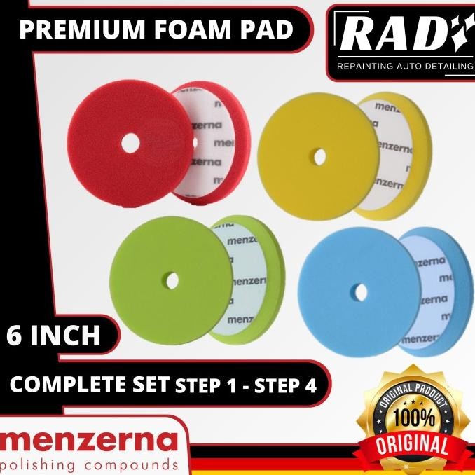 

TERSEDIA PAKET MENZERNA PREMIUM FOAM PAD 6 INCH - HEAVY MEDIUM SOFT WAX