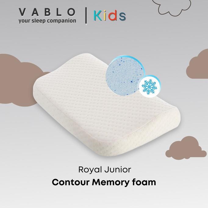 

TERSEDIA VABLO ROYAL JUNIOR CONTOUR MEMORY FOAM PILLOW - BANTAL ANAK