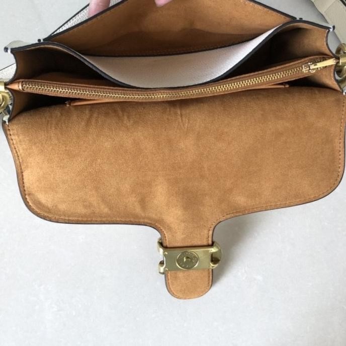 [ORIGINAL] COACH Tabby 26 Leather Shoulder Bag Chalk White / Coach Bag