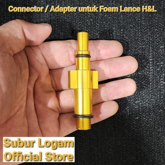 

TERSEDIA (KUNINGAN) ADAPTER / CONNECTOR JET CLEANER BOSCH AQUATAK KE FOAM LANCE