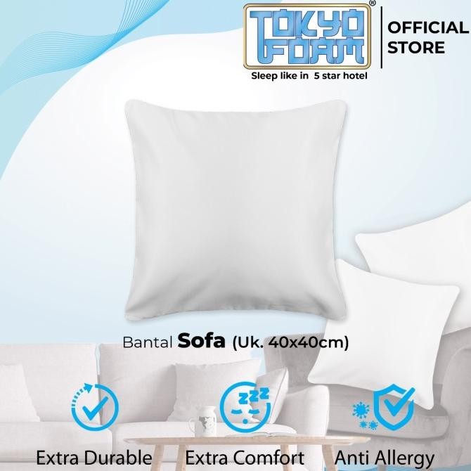 

TERSEDIA BANTAL SOFA 40 X 40 BY TOKYO FOAM