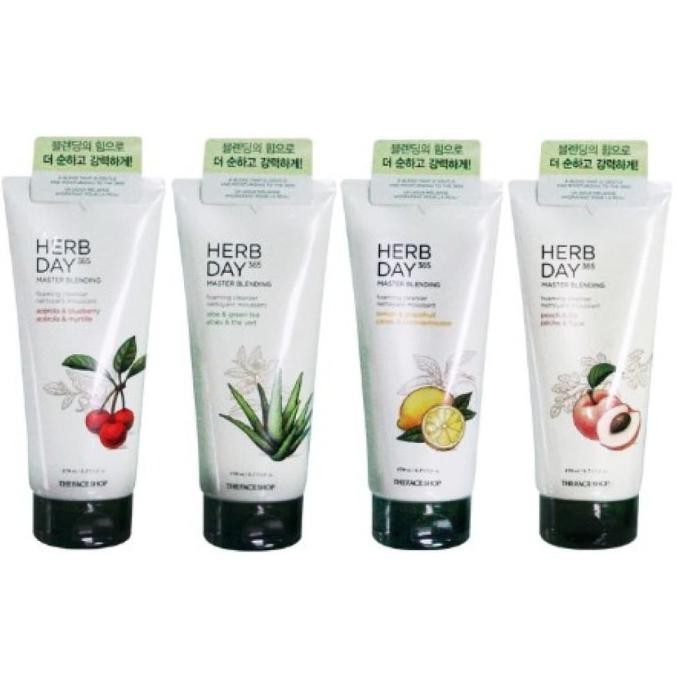 

TERSEDIA THE FACE SHOP - HERB DAY 365 MASTER BLENDING CLEANSING FOAM 170G NEW
