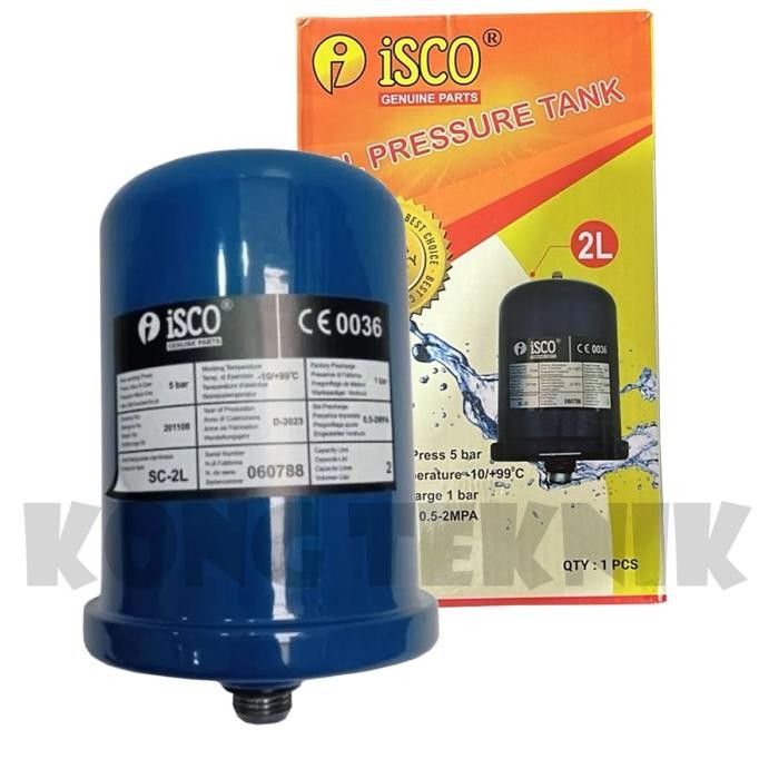Promo Tabung Otomatis Pompa 2 Liter Besi ISCO / Pressure Tank 2 L COD
