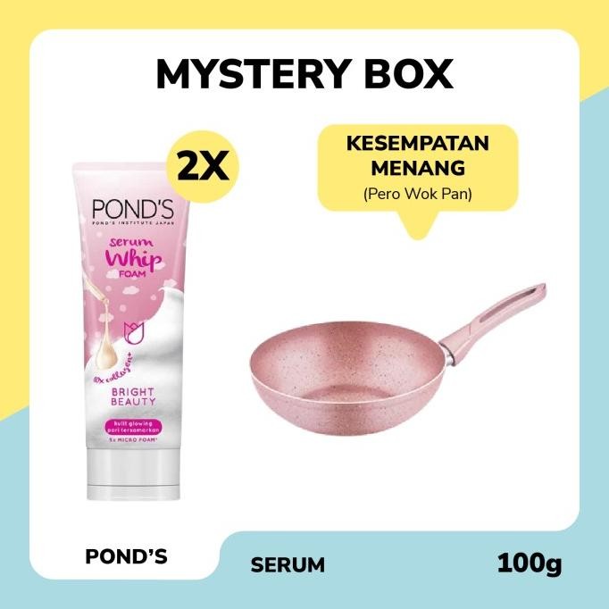 

TERSEDIA [KESEMPATAN MENANG] POND'S BRIGHT BEAUTY WHIP FACIAL FOAM 100G - ISI 2