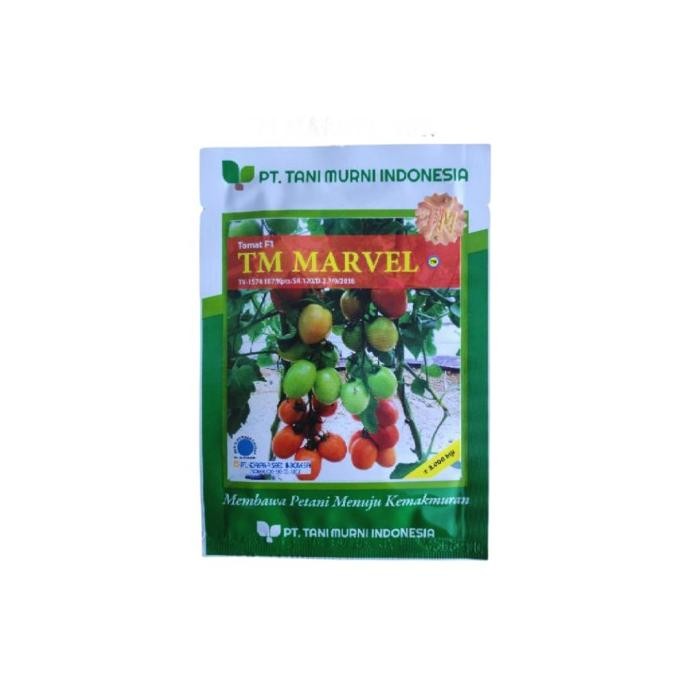 Tm Marvel 5Gr Benih Bibit Tomat Indeterminate Produk Original Pabrik