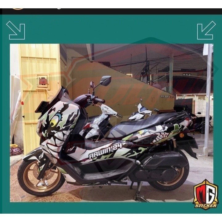 Stiker NMAX 2022 Decal Sticker Striping Variasi Aksesoris YAMAHA All NMAX N MAX CONNECTED 2021 2022