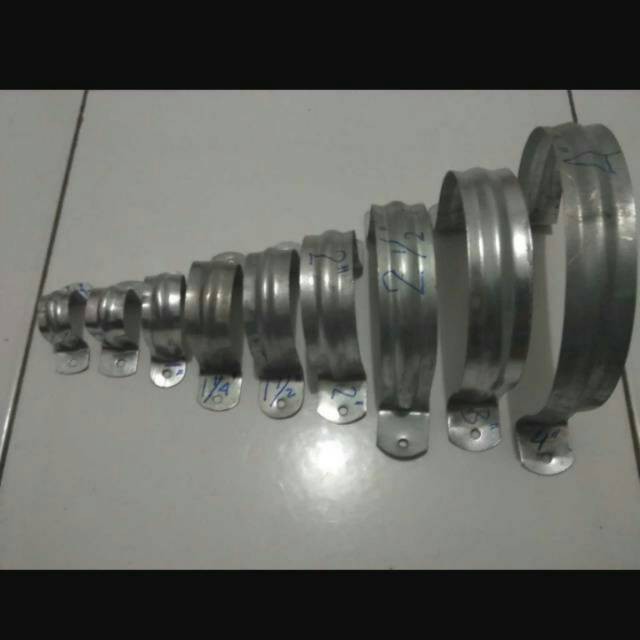 KLEM PIPA AIR 2 1 /2 inch ikatan pipa air klem pipa