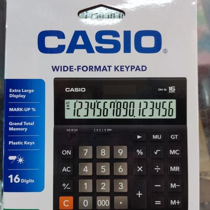 

NEW Kalkulator CASIO DH-20-BK (12 Digit) 100% ORIGINAL GUARANTEED