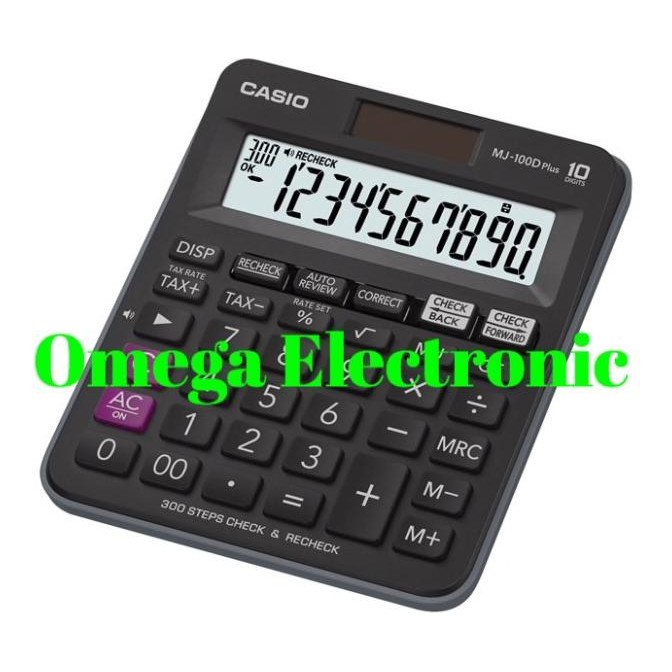 

TERMURAH - Casio Desktop MJ-100D Plus - Kalkulator Meja Check Correct MJ 100 D