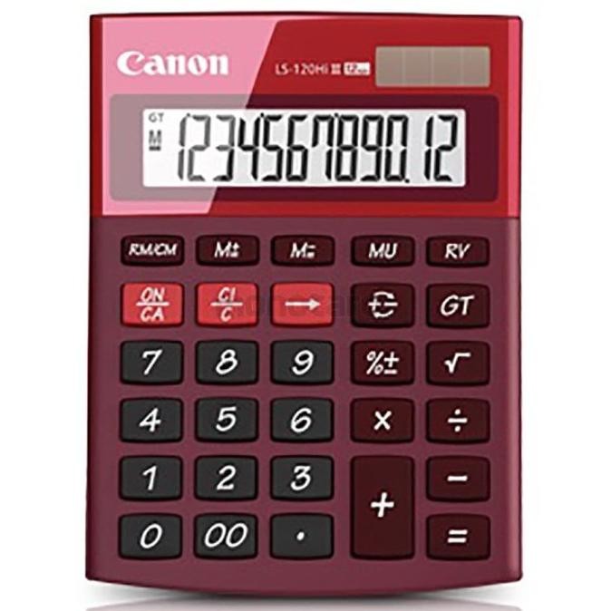 

TERBARU - Kalkulator/Calculator Canon LS-120Hi III (Colour Series) Original