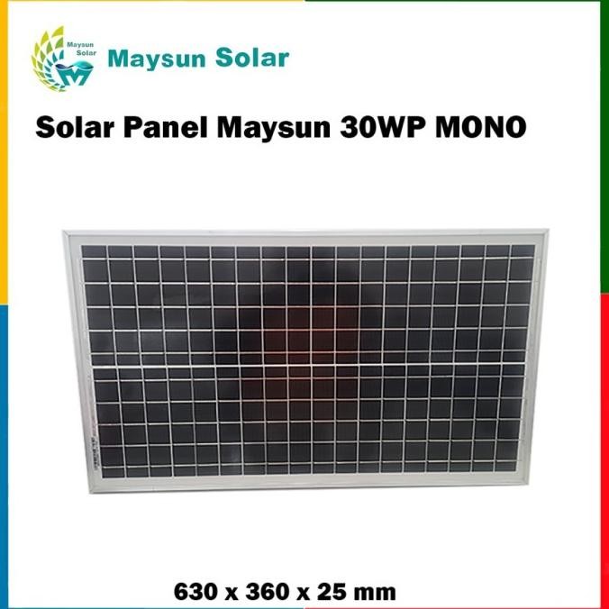 Maysun 30wp Shingled solar panel surya