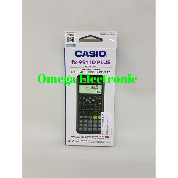 

Terlaris Promo Khusus Akhir Bulan!! Casio Fx 991 Id Plus - Scientific Kalkulator New