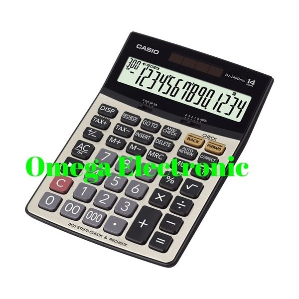 

Terlaris Casio Calculator Dj-240D Plus - Kalkulator Meja Desktop Check Correct New