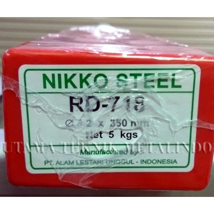 TERBARU Kawat Las NIKKO STEEL RD-718 Diameter 3,2mm - AWS E 7018