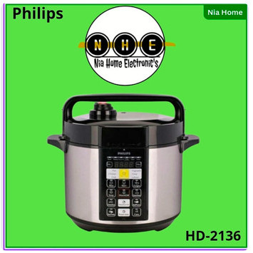 TERBARU Philips HD2136 Electric Pressure Cooker 5L Presto Listrik HD2136/65 PROMO
