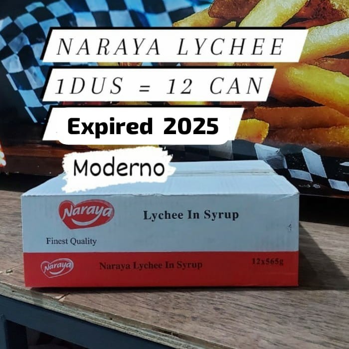 

NARAYA LYCHEE IN SYRUP / NARAYA LECI KALENG KHUSUS GOJEK / GRAB TERBARU