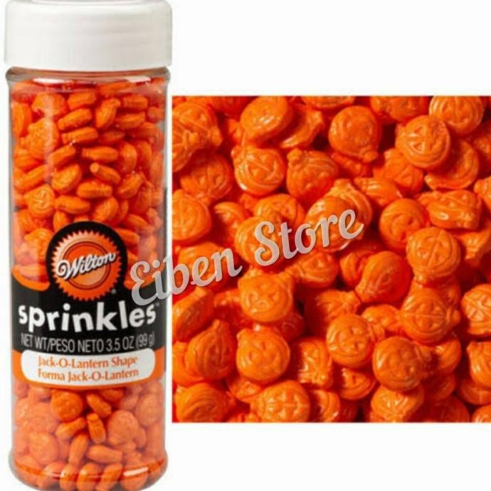 

TERLARIS - Wilton Jack O Lantern Sprinkles / Gula2 Dekorasi Kue Tema Halloween
