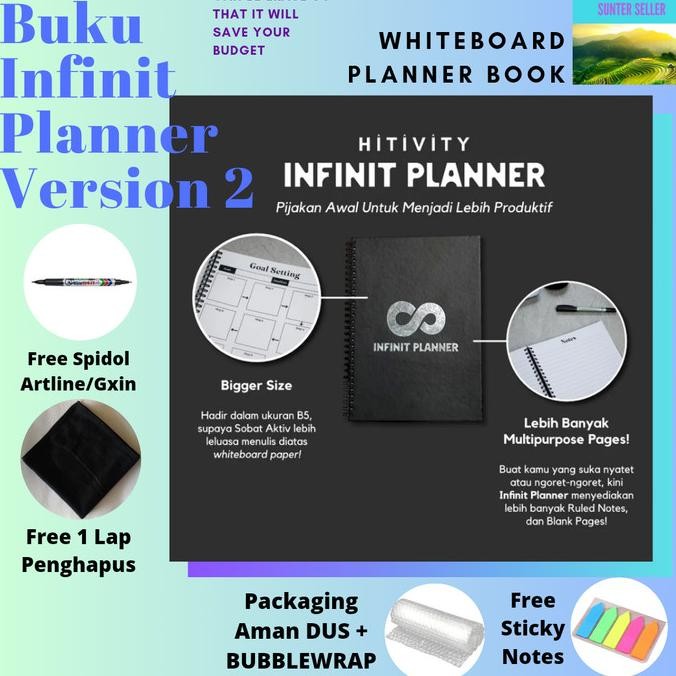 

BUKU AGENDA WHITEBOARD NEW INFINIT PLANNER VERSI LAMA DAN BARU