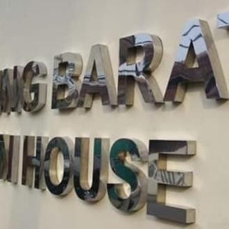 Huruf timbul Stainless Tinggi 25cm