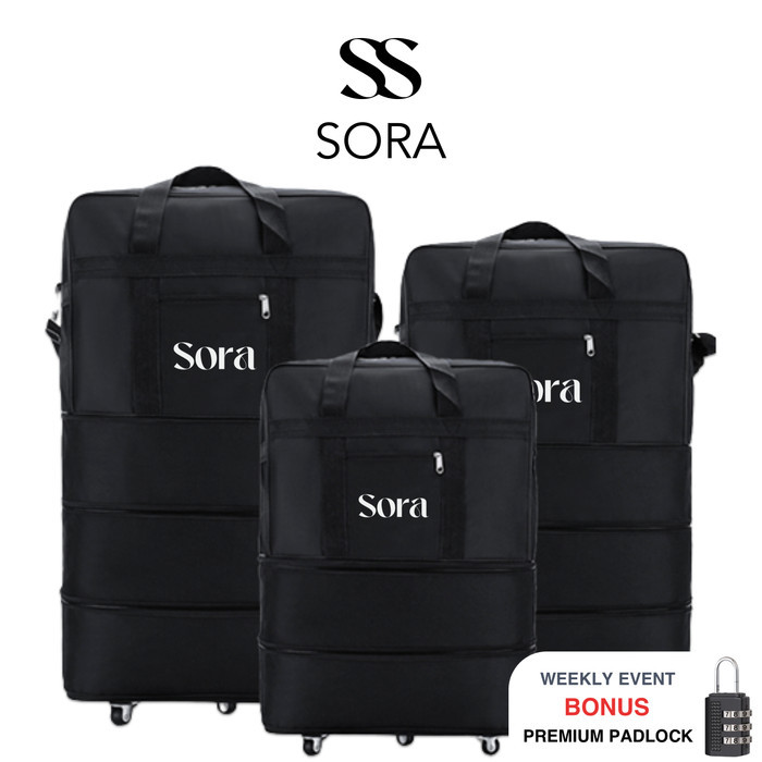 berkualitas Tas Bagasi Lipat Beroda Tas Travel Extra Besar Tas Travel Bag TB01 ORIGINAL