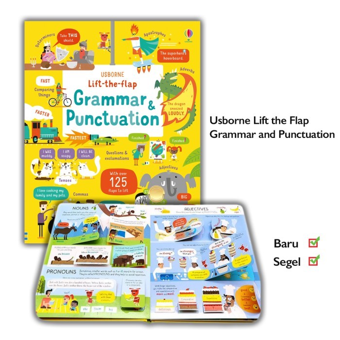 

PROMO! Usborne Lift The Flap Grammar And Punctuation With Over 125 Flaps