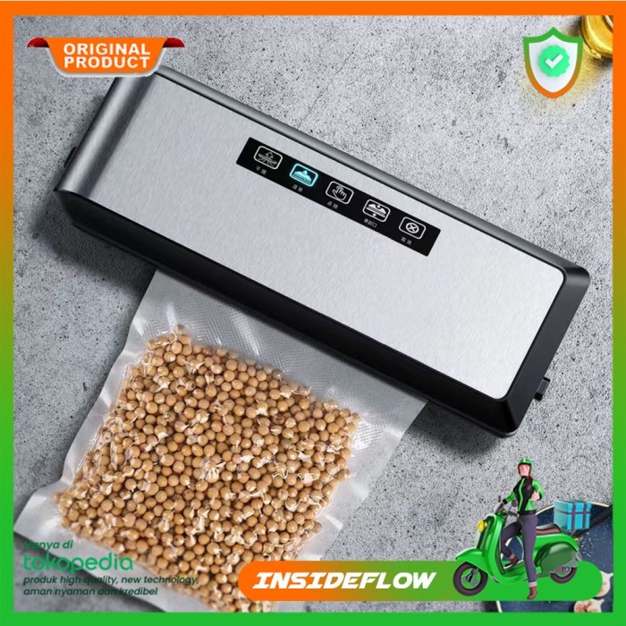 TERBARU Ronegye Vacuum Sealer Automatic Sealing Machine 80 KPA