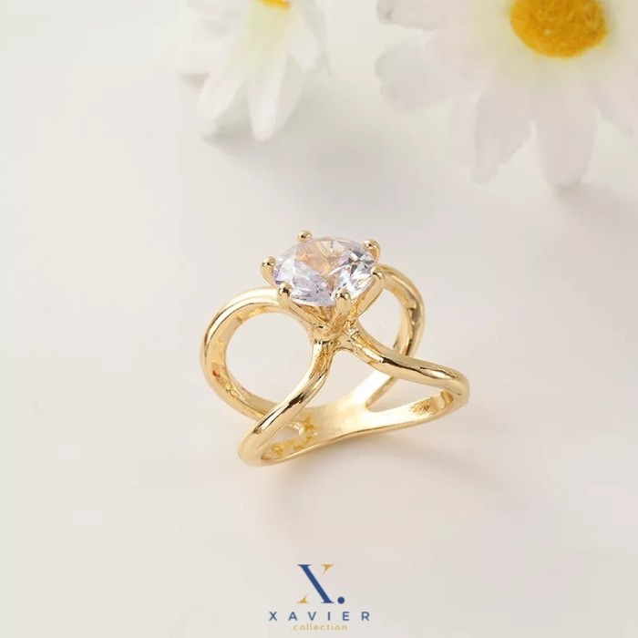 Ring Hijab Cincin Kristal / Bros Ring Hijab / Aksesoris Jilbab Import