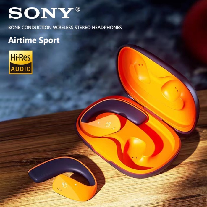 New  Sony Headset Bluetooth Open-Ear Airtime Sport Bone Conduction Wireless Stereo Headphones With