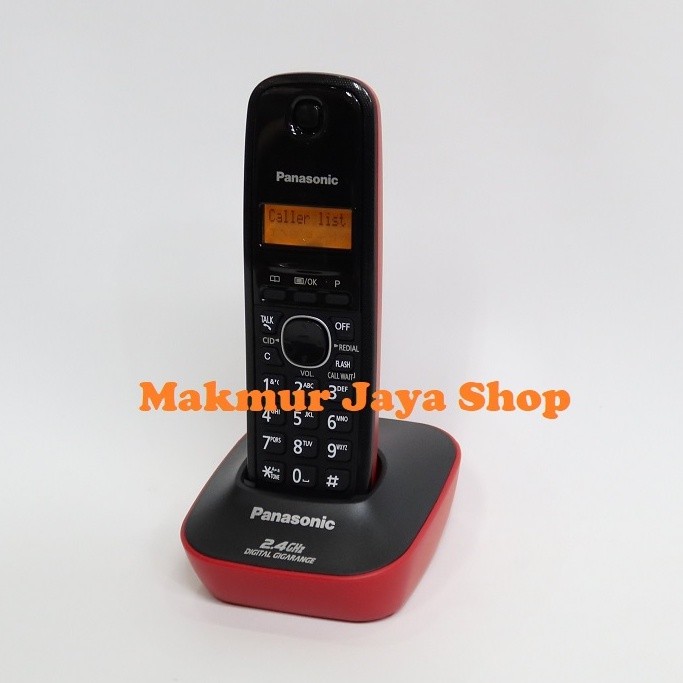 Telepon Wireless Panasonic KX-TG3311 Cordless Phone KX-TG3311 - Merah